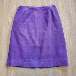 *AS-IS* Vintage Purple Corduroy Pencil Skirt